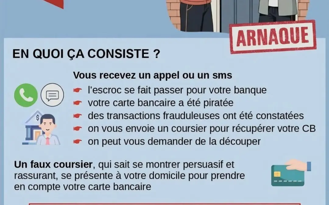 Message Gendarmerie : Faux coursier