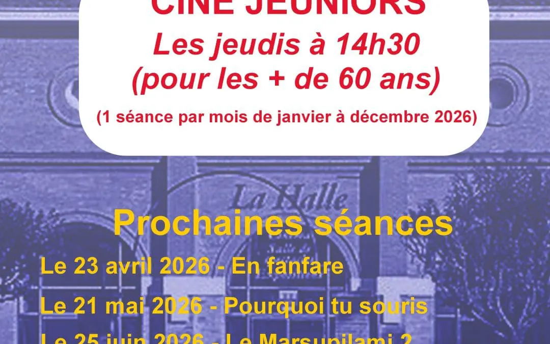 « Ciné Jeuniors » Les jeudis à 14h30