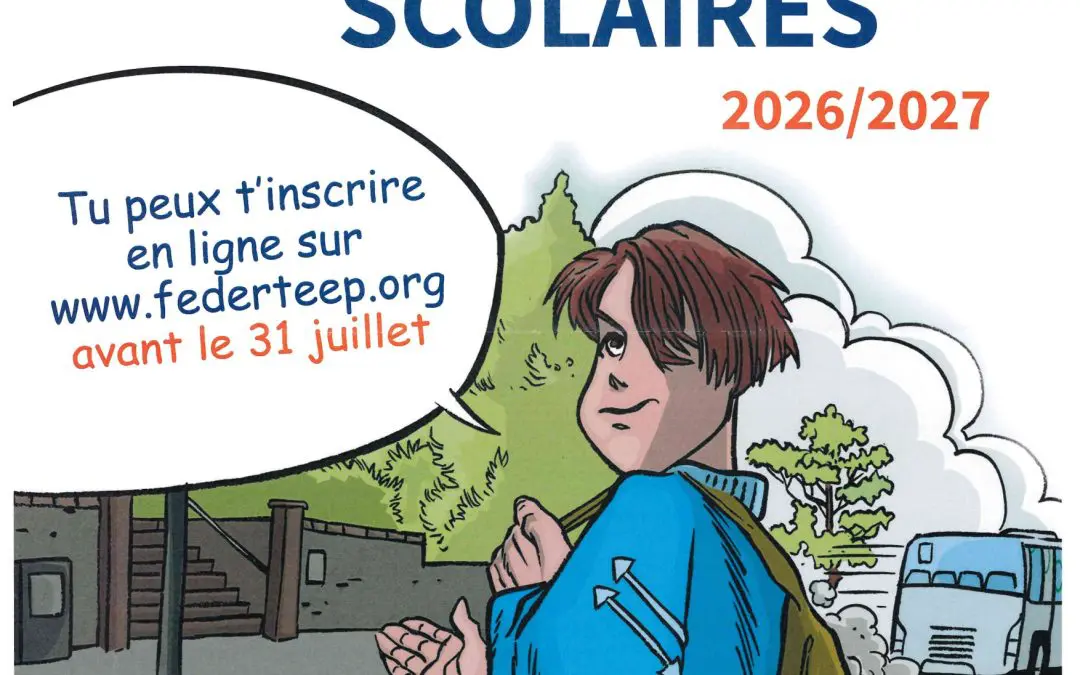 Inscription Transports Scolaires FEDERTEEP 2026/2027