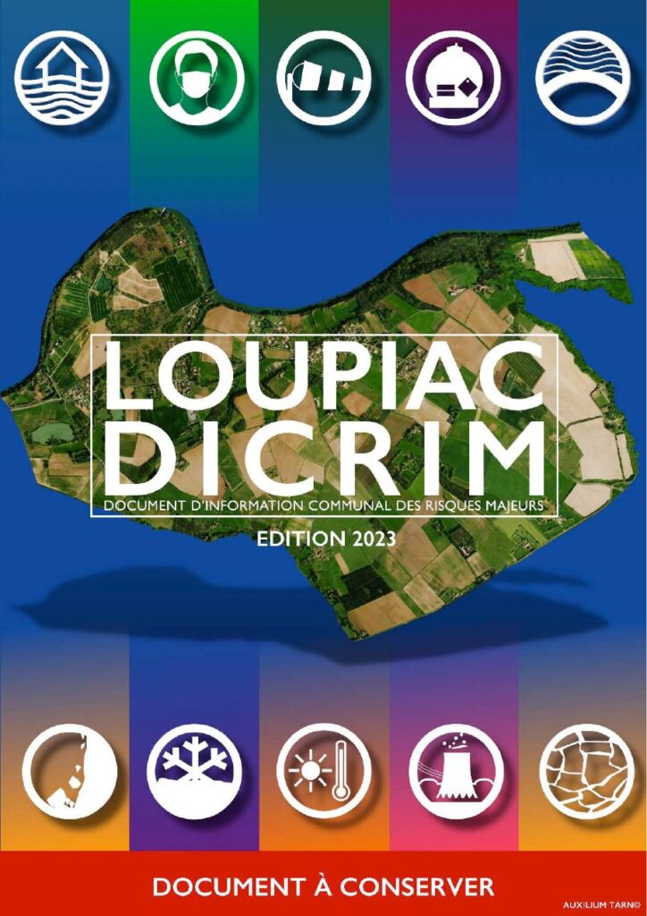 Couverture du DICRIM de Loupiac, édition 2023